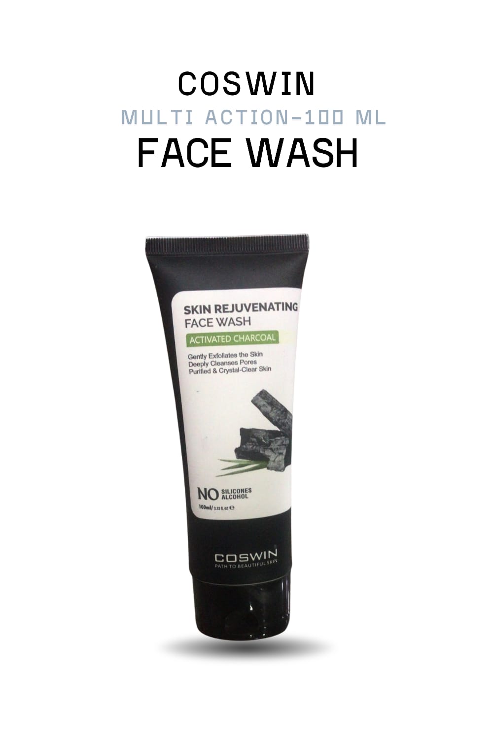 Coswin Facewash β Charcoal & Milk White
