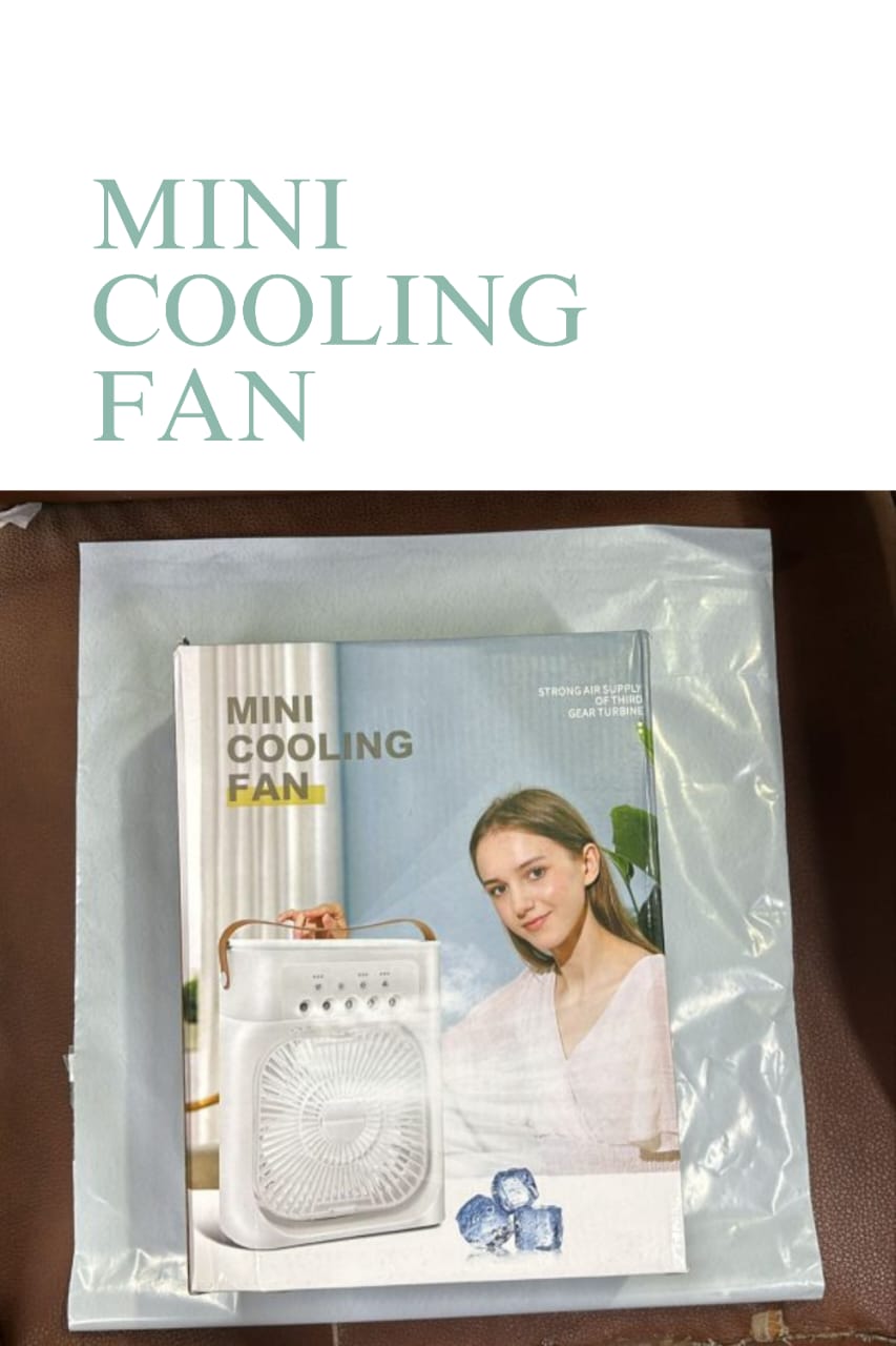 Mini Cooling Fan | Portable USB Rechargeable Air Cooler for Summer