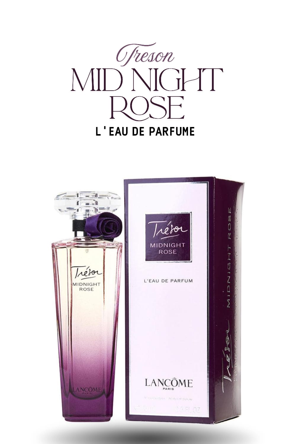Midnight Rose Eau de Parfum – 100ml (Trésor Inspired)