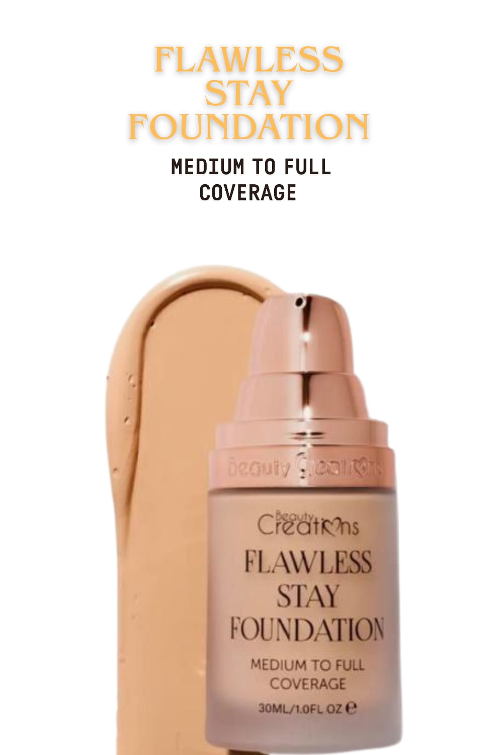 Flawless Stay Foundation – Long Lasting Full Coverage