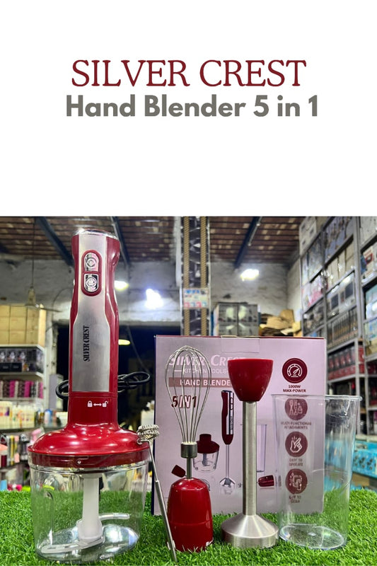 Silver Crest 5-in-1 Hand Blender Set