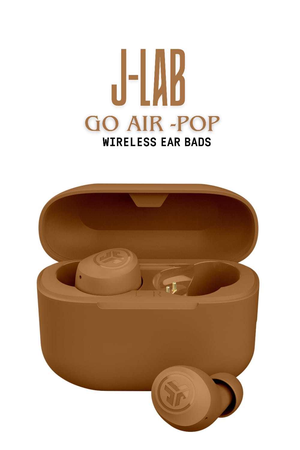 JLab Go Air Pop – True Wireless Earbuds with Charging Case