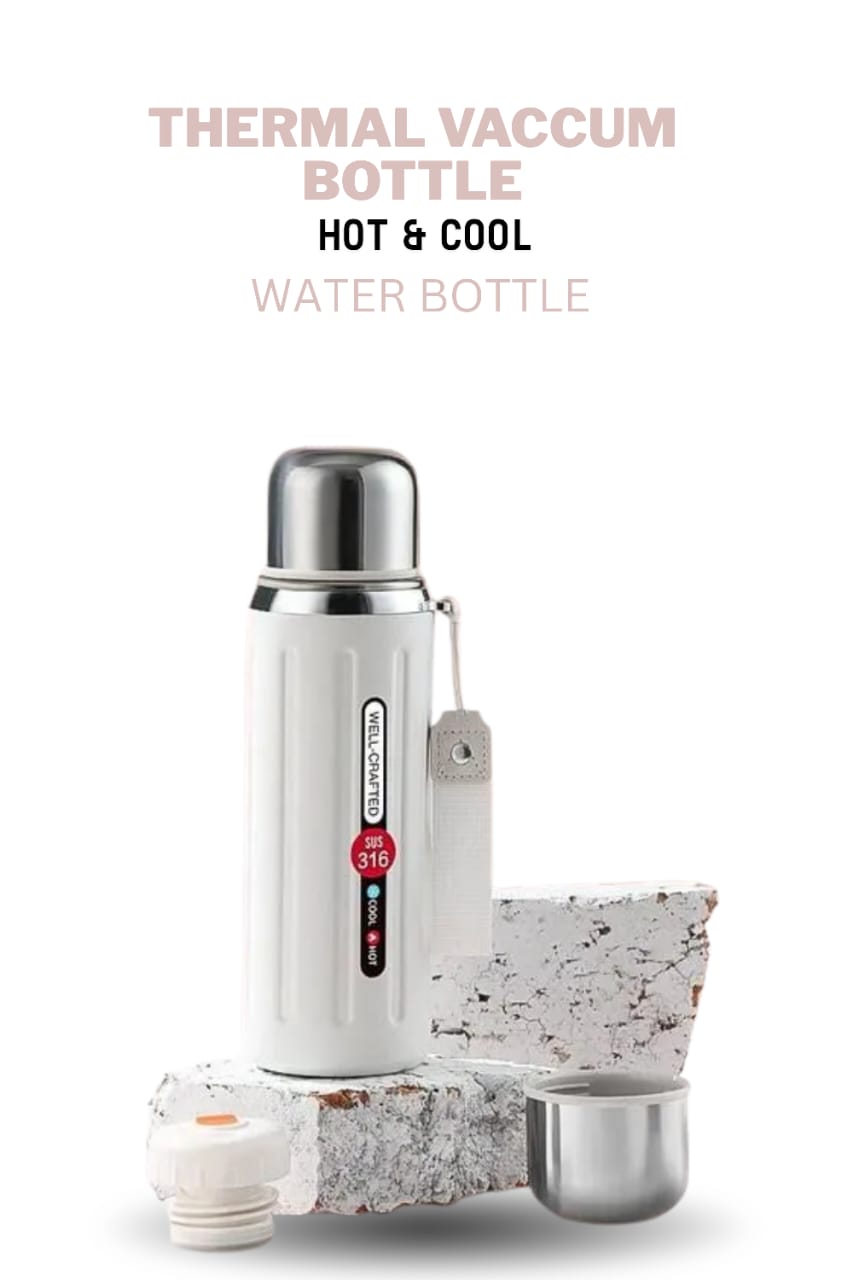 Thermal Vacuum Bottle – 500ml Hot & Cold Stainless Steel Flask