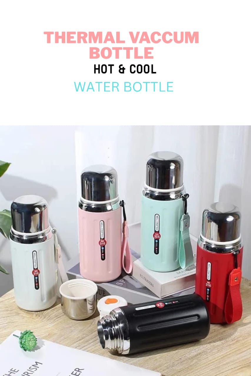 Thermal Vacuum Bottle – 500ml Hot & Cold Stainless Steel Flask