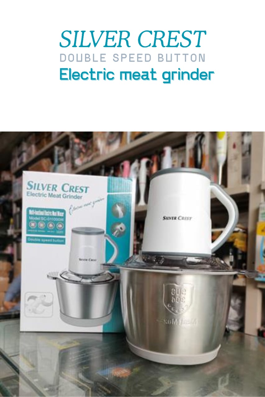 Silver Crest Double Speed Electric Meat Grinder