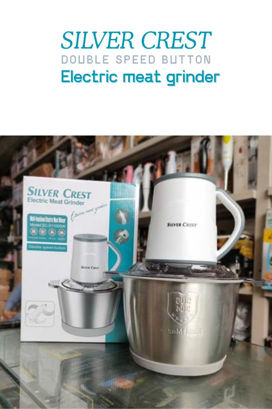 Silver Crest Double Speed Electric Meat Grinder
