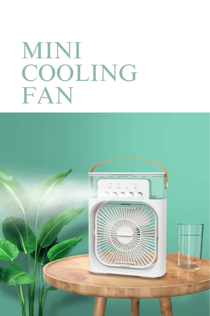 Mini Cooling Fan | Portable USB Rechargeable Air Cooler for Summer