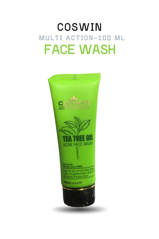 Coswin Tea Tree Oil Facewash – Anti-Acne