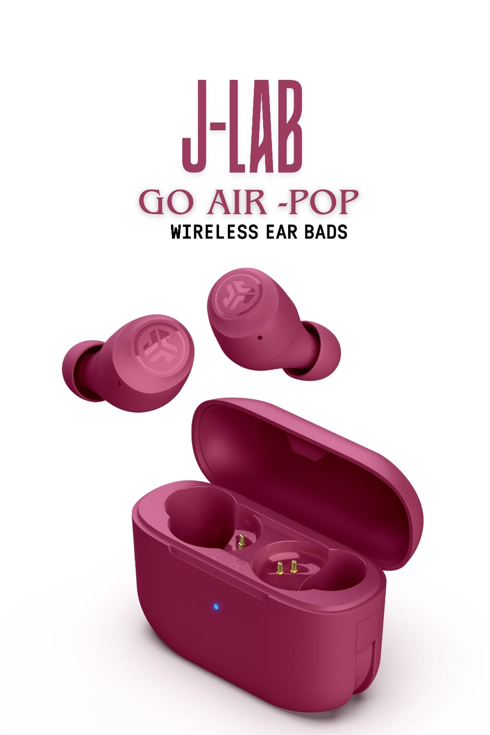 JLab Go Air Pop – True Wireless Earbuds with Charging Case