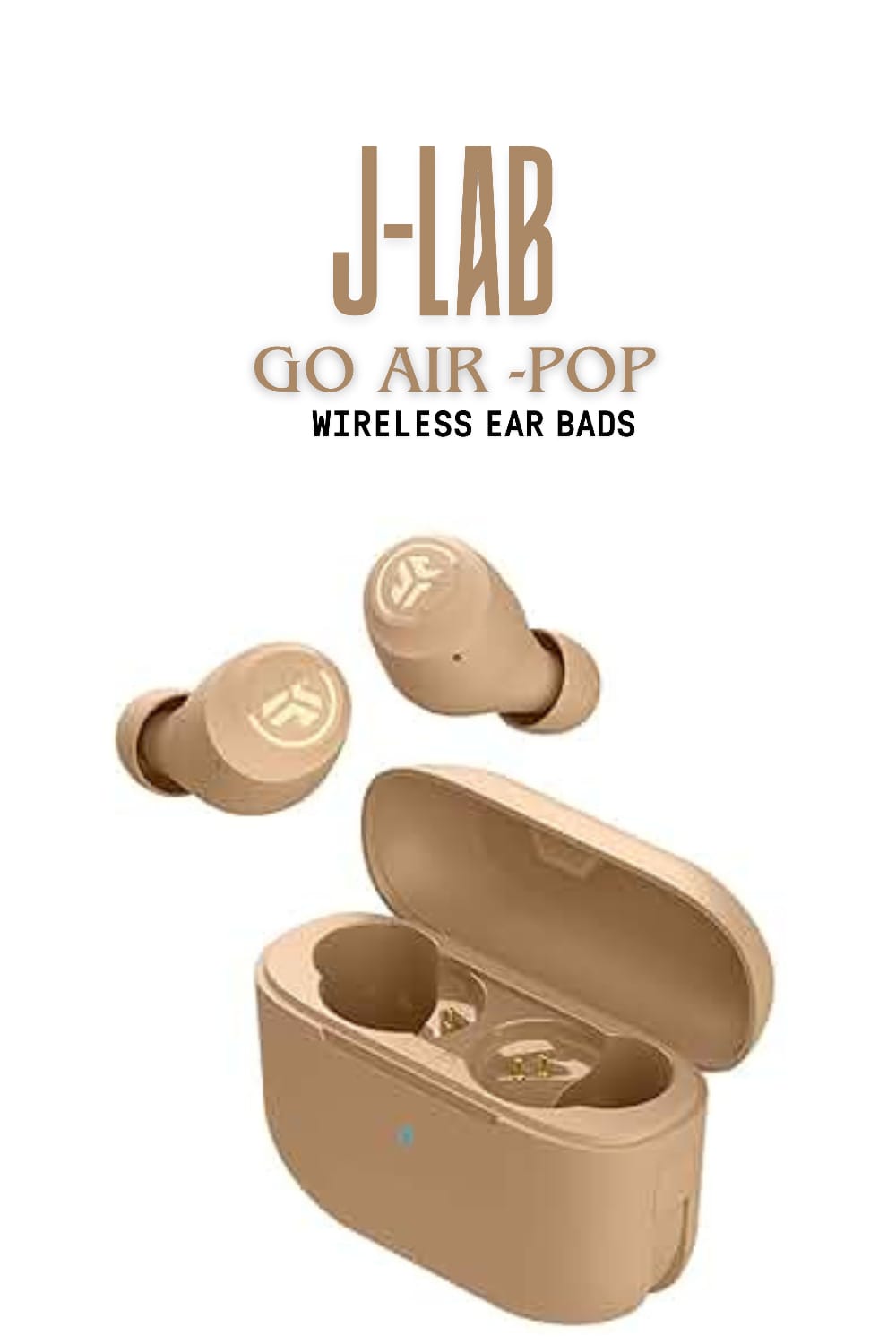 JLab Go Air Pop – True Wireless Earbuds with Charging Case