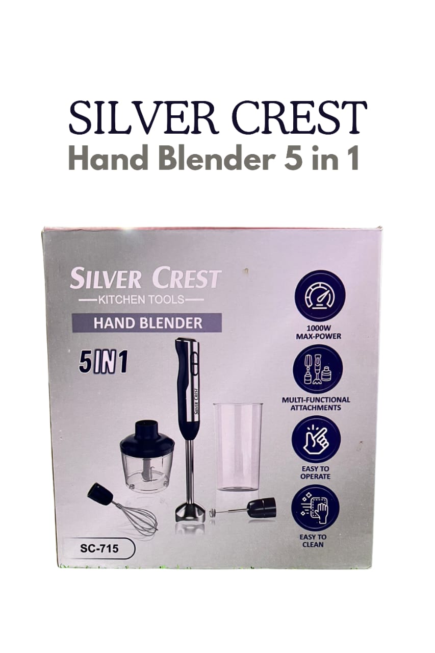 Silver Crest 5-in-1 Hand Blender Set