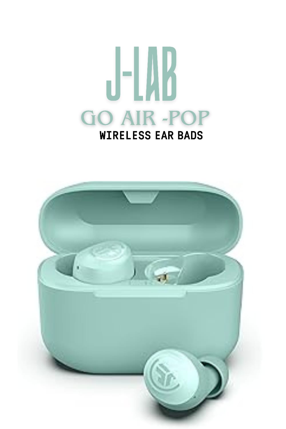 JLab Go Air Pop – True Wireless Earbuds with Charging Case