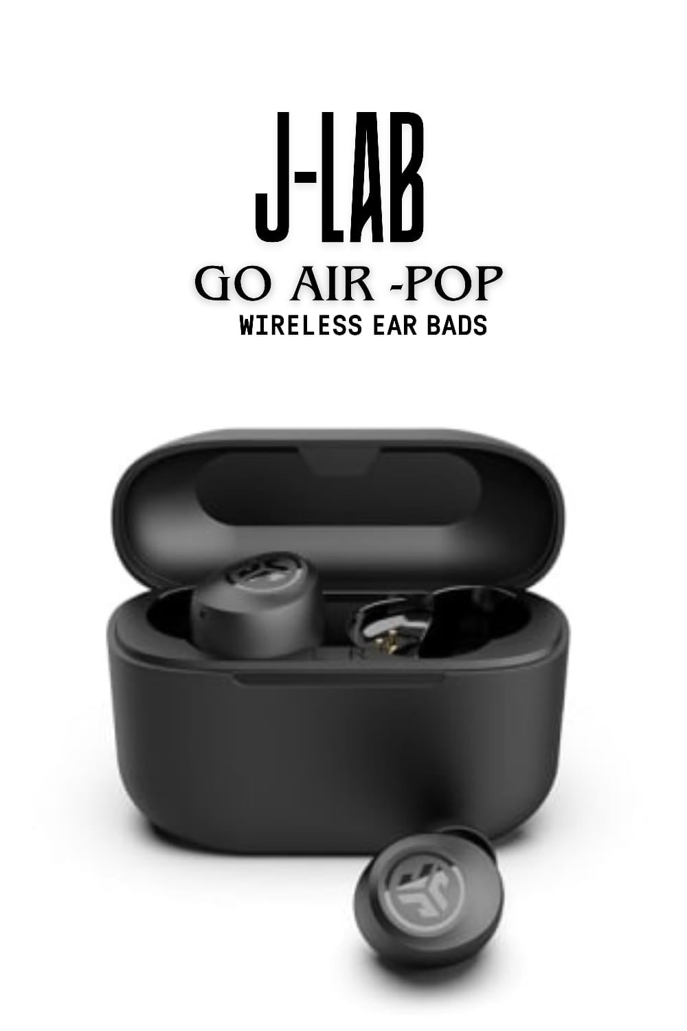 JLab Go Air Pop – True Wireless Earbuds with Charging Case